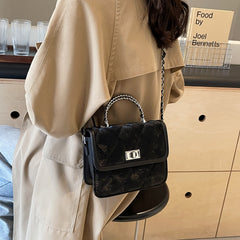 Women’s Portable Diamond Chain Messenger Bag