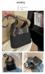 Retro PU Leather Tote Underarm Bag – Women’s Daily Shoulder Bag