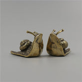 Brass Tea Pet Snail Decoration – Pure Copper Solid Paperweight
