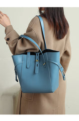 Retro Genuine Leather Women’s Shoulder Bag – Portable & Stylish