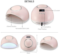 Super Sun UV Nail Lamp – Professional LED Gel Nail Dryer with Sensor & Timer