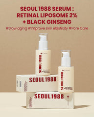 K-SECRET SEOUL 1988 Serum – Retinal Liposome 2% + Black Ginseng (30ml)