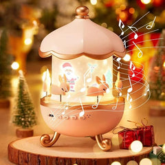 Bunny’s Carousel Projection Lamp – Rotating Bunny Night Light & Music Box