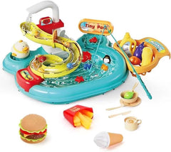 Water Play Toy Kitchen Set for Kids – 10-Piece Pretend Cooking & Splash Fun
