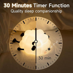 Xiaomian Sheep Silicone Night Light – Soft Glow for Kids & Cozy Spaces