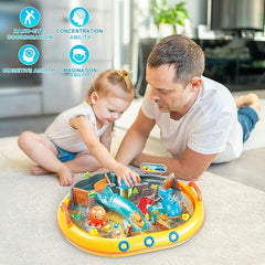 Summer Bath Toys Set – Floating Fishing Game with Ducks, Fish & More for Kids