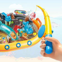 Summer Bath Toys Set – Floating Fishing Game with Ducks, Fish & More for Kids