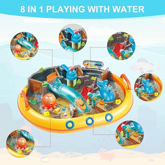 Summer Bath Toys Set – Floating Fishing Game with Ducks, Fish & More for Kids