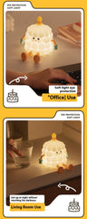 Creative Night Lamp – Cute Duck & Cake Design Sleep Light