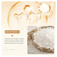 BIOAQUA Rice Raw Pulp Rejuvenating Six-piece Suit – Complete Moisturizing & Brightening Skincare Set