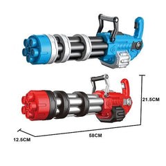 Gatling Water Gun – Powerful Summer Water Blaster Toy for Kids (Red & Blue)