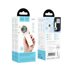 Portable Handheld Fan with LED Display & 5-Speed Control