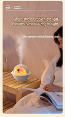 Astronaut Mini Air Humidifier with LED Light – Ultrasonic Cool Mist Aroma Diffuser