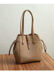 Retro Genuine Leather Women’s Shoulder Bag – Portable & Stylish