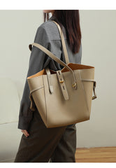 Retro Genuine Leather Women’s Shoulder Bag – Portable & Stylish