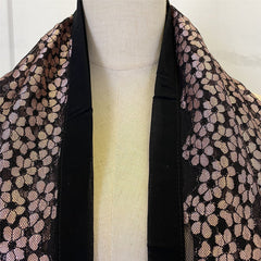 Women’s Chiffon Rhinestone Fake Collar Shawl – Elegant Decorative Scarf