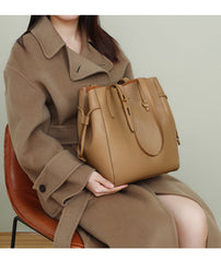 Retro Genuine Leather Women’s Shoulder Bag – Portable & Stylish