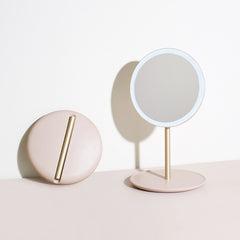 LED Folding Make-up Mirror – Portable, Rechargeable & Bright Beauty Mirror