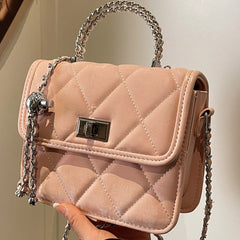 Women’s Portable Diamond Chain Messenger Bag