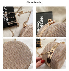 Rhinestone Chain Messenger Bag – Women’s Fashion Shoulder Bag