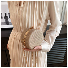 Rhinestone Chain Messenger Bag – Women’s Fashion Shoulder Bag