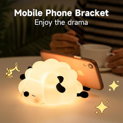 Xiaomian Sheep Silicone Night Light – Soft Glow for Kids & Cozy Spaces