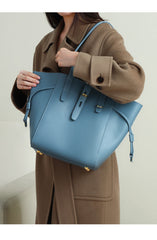Retro Genuine Leather Women’s Shoulder Bag – Portable & Stylish