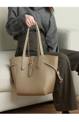 Retro Genuine Leather Women’s Shoulder Bag – Portable & Stylish