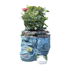 Garden Art Jeans Flower Pot | Creative Resin Planter