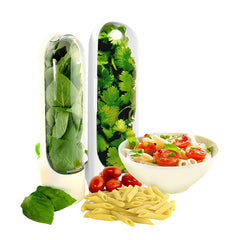Portable Herb Keeper – Keep Basil, Mint & Cilantro Fresh Longer