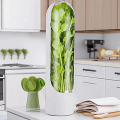 Portable Herb Keeper – Keep Basil, Mint & Cilantro Fresh Longer