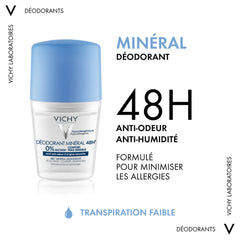 Vichy – Mineral Deodorant (Original) | Natural 48-Hour Protection