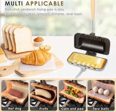 Non-Stick Sandwich Frying Pan | Compact & Versatile Cooking Tool