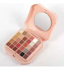 All-in-One Eyeshadow Palette with Retractable Mirror – Complete Makeup Kit